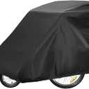 Abaodam Pet Bicycle Trailer Cover: Waterproof Oxford Cloth Kids Pet Bikes Trailer and Stroller Protective Cover for Home Outdoor Travel 40 x 62 Inch