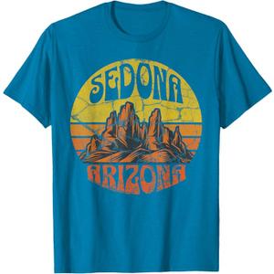 Sedona Arizona T-Shirt, Sapphire Blue, L