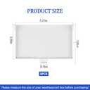 Outside Receptacle Cover for Arlington DBHW-1 DBHS1W/DBHR1W/DBHM1W/DBHR141W, 1-Gang (Horizontal) in Box Electrical Outlet Box, White, 1-Pack (White-3)