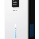 PSOS 98 oz Dehumidifier for Home, Quiet Dehumidifier with Humidity Display, Auto Shut-Off, 7-Color Ambient Light, Covers up to 1000 sq ft, White