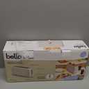 bella 2 Slice Slim Toaster, Fits-anywhere Kitchenware, 6 Setting Shade Control with Reheat & Cancel Buttons, Fits sourdough, 10 Long Slot, Anti Jam & Auto Shutoff, 900 Watt, Oatmilk