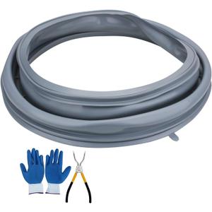 WPW10381562 WFW9050XW00 Door Boot Seal Replacement for Whirlpool Maytag Amana Lnglis Washing Front Load Washer Door Gasket Seal W10290499 WFW9250WW01 W10300559 WFW9150WW00 WFW9150WW01 W10381562