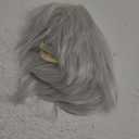 XiongXiongLe Anime Wig Cosplay JJK Gojo Satoru Silver White Costume Hair Replacement Wigs for Adult Party Halloween Christmas