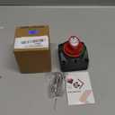 Nilight - 90015A Battery Switch 12-48V Waterproof Heavy Duty Battery Power Cut Master Switch Disconnect Isolator for Car Vehicle RV and Marine Boat (On/Off)