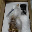 Solar Animal Statues with Lantern, Resin Seagull Seabird Figurine with Solar LED Light Mediterranean Style Sculptures for Porch Patio Balcony Yard Decor Outdoor Garden Decoration Ocean Bird Ornaments (White4)