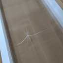 7 ft. Tall Clear Plastic Partition White 3 Panel