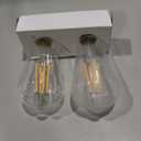 Feit Electric ST19 Vintage Edison LED Light Bulb, 60W Equivalent, Dimmable, 2700K Soft White, 800 Lumens, E26 Base, Retro Filament Light Bulbs, 15,000-Hour Lifetime, ST1960/CL/927CA/2, 2 Pack