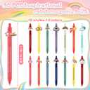 30 Pcs Operation Christmas Pens Inspirational Rainbow Ballpoint Pens with Motivational Words Rainbow Party Favors Classroom Rewards Gifts from Teachers