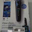 Philips Norelco Shaver 7800, Rechargeable Wet & Dry Electric Shaver with SenseIQ Technology, Quick Clean Pod, Charging Stand, Travel Case and Pop-up Trimmer, S7885/85 (Navy/Black)