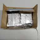 2 Northlight 6" Silver Glittered Gift Box with Bow Christmas Stocking Holder