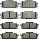 ALADICHE Front Rear Brake Pads Compatible with 2004-2008 Subaru Forester,for 2004-2005 Subaru Impreza,for 2005-2006 Saab 9-2x (D929 D1004)