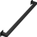 Staircase Handrail for Indoor Stairs, 2ft Modern Hand Railings Grab Bar Kit with Matte Black Finished, Non-Slip Wall Mount Decking Railings for Bars Lofts Kindergarten Guardrail Corridor(2ft)