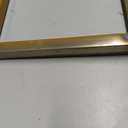 Thyle 1 Pc Gold Poster Board Holder Stand Height up to 80" Heavy Duty Welcome Sign Stand Double Sided Easel Holder with Base Adjustable Portable Sign for Wedding Restaurant(Metal)