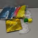 Sponge 25th Birthday Decorations, 25 Years Later letter Balloons Set for Ocean Theme Party,Birthday Decor,Mermaid,Baby Shark,with Hamburger Balloons,Blue Backdrop Bubble Garland and Crepe Paper