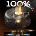 LISEN Electric Suction Cup Phone Mount, Vacuum Electric Suction Cup Phone Mount, for MagSafe Magnetic Suction Mount for iPhone 16/15/14/13/12,Black