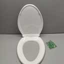 KOHLER K-7315-0 Quick-Release Elongated Toilet Seat White GRIP-TIGHT CACHET, 1