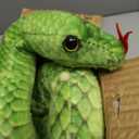 Snake Plush, 71 in Stuffed Snake Animal, Large Toy Snakes for Kids, Giant Stuffed Animals Snake, Lifelike Plush Snake for Birthday Present Party Prank Prop (Green)