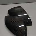 Daeiclru Real Carbon Fiber Side Rearview Mirror Cover Caps Compatible with Jaguar F-Type 2013-2020, Car Door Rear View Mirror Cover Trim Exterior Accessories