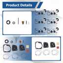 WFLNHB 6 x Carburetor Repair Kit replacement for Johnson Evinrude V4, V6 (90 100 105 115 150 175hp) 18-7247 436852 438996