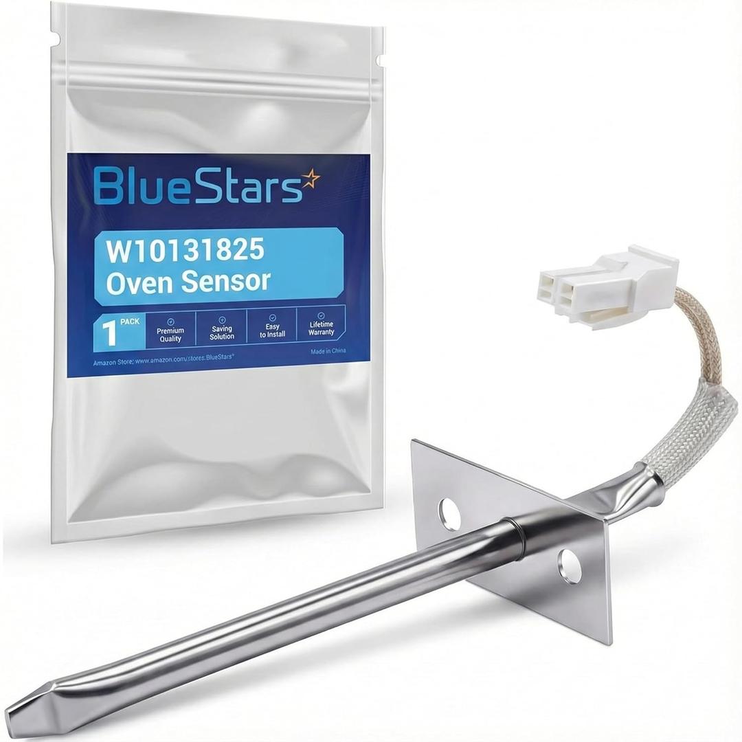 BlueStars Upgraded W10131825 Oven Temperature Sensor - Compatible with Whirlpool Maytag KitchenAid Ovens - Replaces WPW10131825 4455636 WPW10131825VP PS11748765