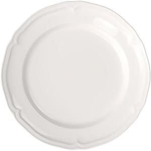 Villeroy & Boch Manoir Collection Dinner Plate, Premium Porcelain, Made in Germany, 10.5 in Diameter, Rich, Creamy White