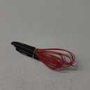 Anaeat Silicone Whisk, Thick Stainless Steel Wire Inner - Heat Resistant Kitchen Whisks for Non-Stick Cookware, Balloon Egg Beater for Whisking, Blending, Beating, Frothing & Stirring (Red) (9+11+12 inch, 3 Pcs Red)