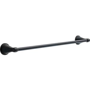 Delta Faucet Becker (1-Pack) 24" Bathroom Towel Rack/Bar, Matte Black, Wall Mounted BCK24-MB