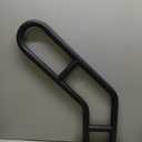 Handrail for Outdoor Grab Bar Frossvt Wall Mount Handrail, 25.8'' Garage, Porch, Garden 1 to 3 Steps Stairs Black