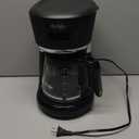 Mr. Coffee 12-Cup Switch Coffee Maker Black: Electric Drip Coffee Machine, 60 oz Capacity, Dishwasher-Safe Parts