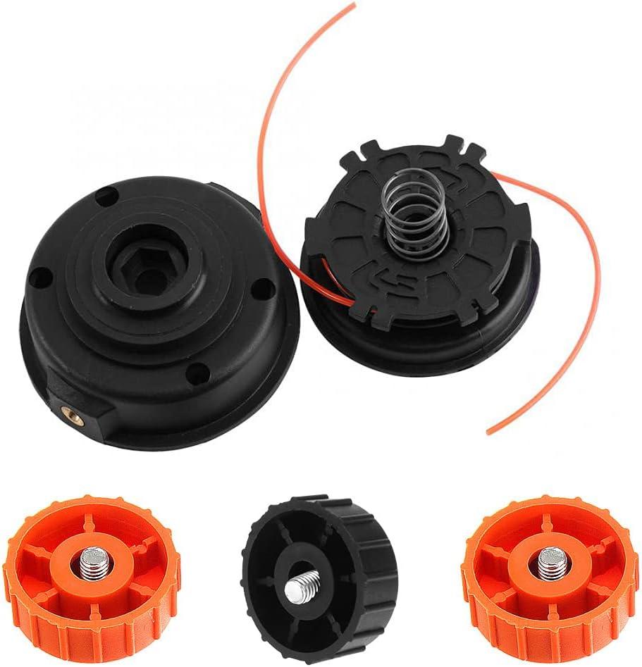Realman Trimmer Head for Troy-Bilt TB10CS TB15CS TB20CS TB20DC TB22EC TB26CO TB32EC TB80EC TB252S Yard Man YM26Co YM20CS YM400 Murray DA-03001-A Rotary 10192 Oregon 55-994 (with OOB Knobs)