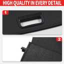 Cargo Cove for VW Volkswagen Tiguan 2018-2024 for VW Volkswagen Tiguan Accessories Behind 2nd Row Seats Retractable Factory Style SUV Trunk Security Shade Trunk Cover No Gap