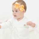 jollybows 40pcs 4inches Baby Girls Grosgrain Ribbon Hair Bows Headbands Nylon Elastic Hair Band Hair Accessories for Infants Newborn