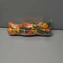 HyeFlora Artificial Fake Fall Hanging Flowers Plants for Outdoor Decor, 2PCS Faux Silk Fall Morning Glory Trailing Vines UV Resistant Look Real for Autumn Home Planter Porch Patio (Orange+Yellow)