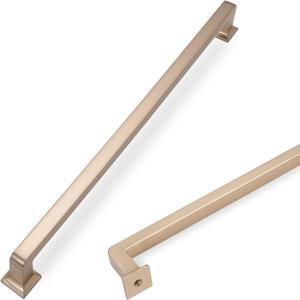 COTYKILEY 6 Pack 10 Inch(256mm) Champagne Bronze Cabinet Handles Champagne Kitchen Cabinet Pulls Cabinet Door Handles Kitchen Cabinet Hardware Cupboard Drawer Pulls Dresser Handles