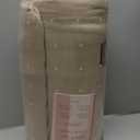 WDCOZY Beige King Size Quilt Bedding Sets with Pillow Shams, Tan Cream Lightweight Bedspread Coverlet, Quilted Blanket Thin Comforter Bed Cover, All Season Summer Spring, 3 Pieces, 104x90 inches (Deep Beige (White Cross Stitching))