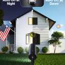 HIBOITEC 30W Spot Lights Outdoor Dusk to Dawn 120V Plug in Flag Pole Light 3000LM 5000K LED Waterproof Landscape Spotlight for Yard Garden Tree Statue, 5.9 FT Cord with Plug