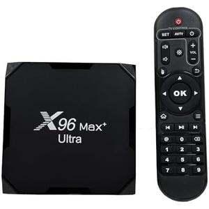4GB 64GB X96 Max Plus Ultra TV Box Android 11 Amlogic S905X4 2.4G/5GHz Dual WiFi BT4.0 USB3.0 Support AV1 H.265 8K 24fps 4K 60fps HDR Box