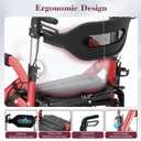 Walkers for Seniors, 2 in 1 Rollator Walker with Seat