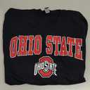 Ohio State Buckeyes Arch Over Logo Black Officially Licensed Long Sleeve T-Shirt, L