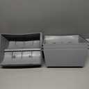 2-Step Modular Dog Ramp - Portable Non-Slip Stairs for Small Dogs with High Support, 9.5"D x 5.5"H Lightweight Plastic Pet Steps Fits Staircase Indoor, Ideal for Elderly Injured Pets (6-Pack)