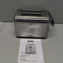 bella Stainless Steel 2 Slice Toaster with Extra Wide Slots & Removable Crumb Tray - 6 Browning Options, Auto Shut Off & Reheat Function - Toast Bread, Bagel & Waffle