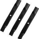 (3PCS) 115-2454-03 115-9650-03 High Lift Blades - Replace OEM 115-4999 115-4999-03 - Fits Toro TimeCutter HD Titan ZX5400 ZX5420 MX5400 Exmark Quest E-Series S-Series Lawn Mower - For 54 Inches Deck