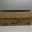 5FT Pre-lit Pencil Christmas Tree Spruce with Remote Control, 200 Warm White Multi-Color Lights, Artificial Hinged/Slim/Skinny/Feel Real/Realistic for Home, Holiday Decoration Dual Color LED 5 Feet (Green)