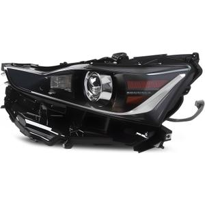Left Headlight Assembly Compatible with 2017 2018 2019 2020 IS300 IS350 Headlamp Driver Side 81185-53810 8118553810