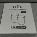 SIUQ 400 Pack 3 oz Kraft Paper Cups, Disposable Bathroom Cups, Mini Mouthwash Cups, Hot/Cold Beverage Drinking Cup for Gargle Espresso Juice Medicine (Brown)