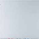 Audio-Visual Direct Magnetic White Glass Dry-Erase Board Set - 5' x 3.4' - Includes Magnets, Hardware & Marker Tray (Standard)