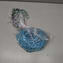 Long Dog Leash 40 FT: Heavy Duty Rope Leashes for Dogs Training with Swivel Lockable Hook Reflective Threads Bungee and Padded Handle - Dog Lead for Large Small Medium Dogs Outside Walking Hiking Blue (40ft*1/3'')