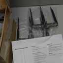 String Light Poles 6 Pack,Poles for Hanginig Outdoor String Lights with Fork and Fence Clamp