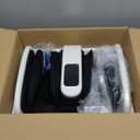 HomeCare Foot Massager with Heat & Ice Therapy, Shiatsu Deep Kneading Compression Foot Massagers for Plantar Fasciitis & Neuropathy Relief, Adjustable Intensity, FCC/CE Certified (White)