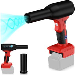 Jet Dry Mini Blower 90000 RPM Wind Speed 3-Speed Control Compatible with Milwaukee M18 BatteryRechargeable Cordless Jet Fan Blower for Milwaukee, for Car and Outing Jobsite (Battery Not Included)